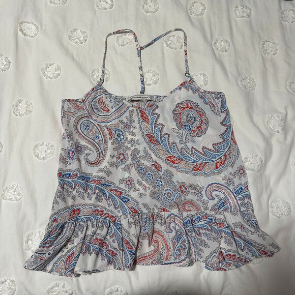 Abercrombie & Fitch - Loose printed flowy tank - XS - Picture 1 of 3